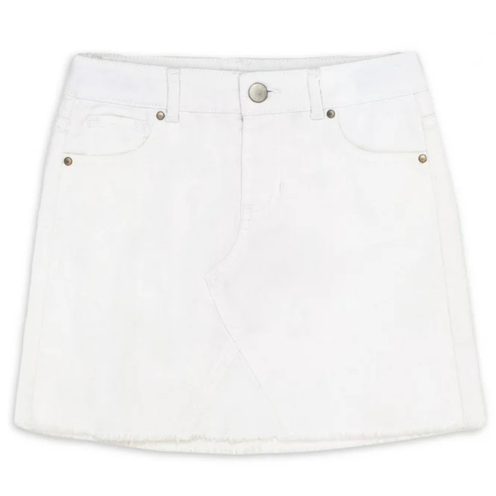 Wonder Nation White Denim Mini Skirt